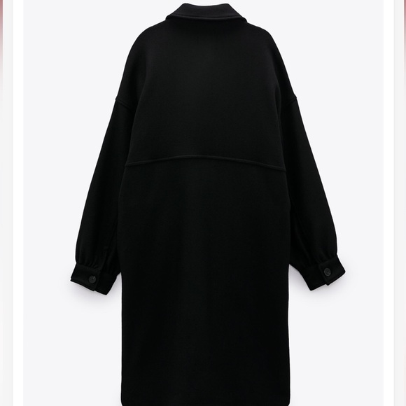 Zara Wool blend long shirts - Picture 4 of 12